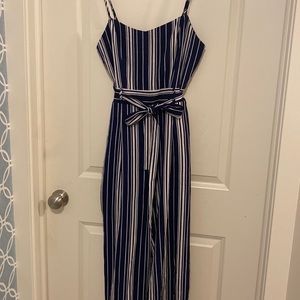Classy stripe jumpsuit